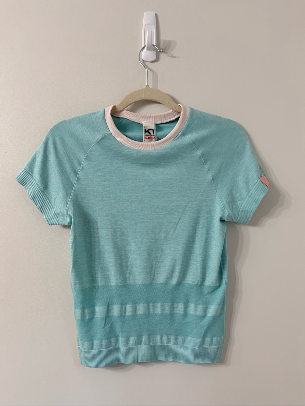 KARI TRAA Solveig Tee Fitted T-Shirt Blue Baselayer Outdoor Sporty Hiking XS/S
